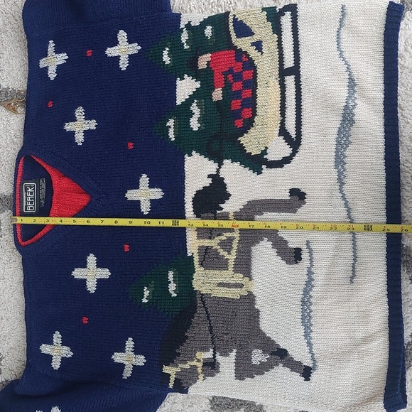 Berek Vintage Winter Hand Knit Wool Sweater Large - Picture 4 of 8